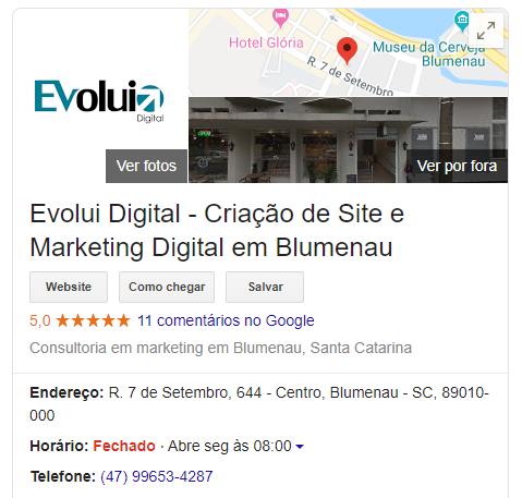 google meu negócio
