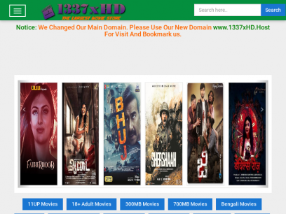 1337xHD | Download 300MB Movies Dual Audio Watch Online
