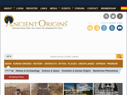 Ancient Origins | Reconstructing the story of humanity's past
