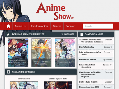 Sites like animeshow.tv &
        Alternatives