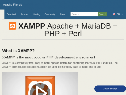 XAMPP Installers and Downloads for Apache Friends