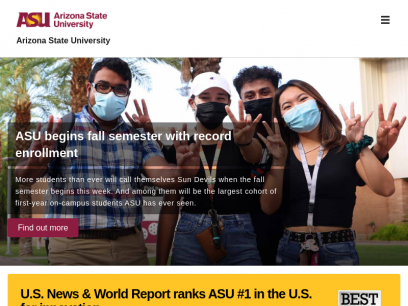 Arizona State University | Ranked #1 for innovation in the US | ASU