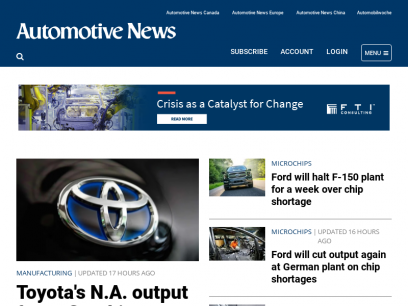 Homepage | Automotive News