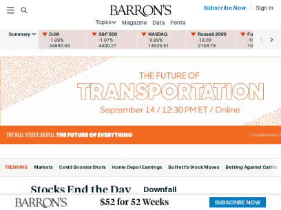 Barron's | Financial and Investment News