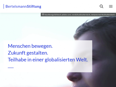 Startseite: Bertelsmann Stiftung