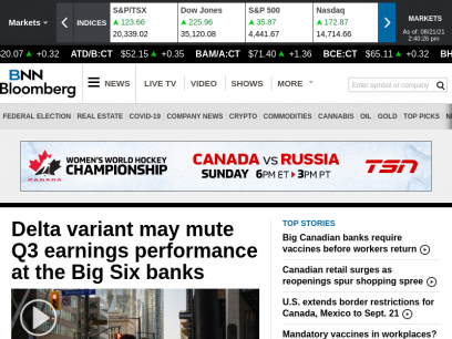 BNN Bloomberg  - Canadian Business, Finance and Markets News