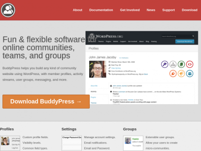 Sites like buddypress.org &
        Alternatives