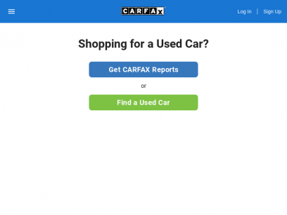 CARFAX™ - Shop, Buy, Own, &amp; Sell Used Cars
