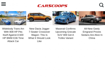 Carscoops | Breaking Car News, Scoops &amp; Reviews