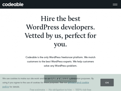 Hire the Best Freelance WordPress Developers - Vetted by Codeable