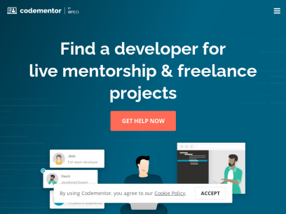 Codementor | Get live 1:1 coding help, hire a developer, &amp; more