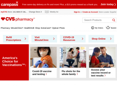 CVS - Online Drugstore, Pharmacy, Prescriptions &amp; Health Information