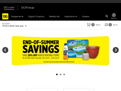 
        Dollar General | Save time. Save money. Every day.
    