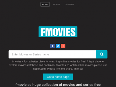 FMovies official - Free Movies | Watch Movies Online - Fmovies