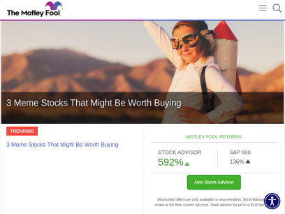 
       Fool.com: Stock Investing Advice | Stock Research 
  