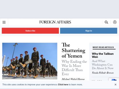 Foreign Affairs Homepage