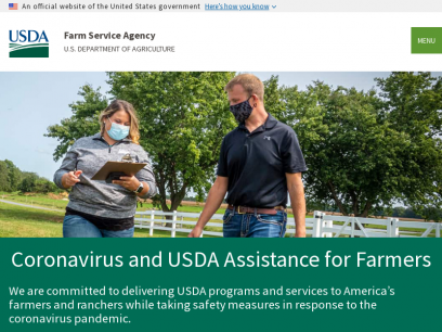 USDA Farm Service Agency Home Page