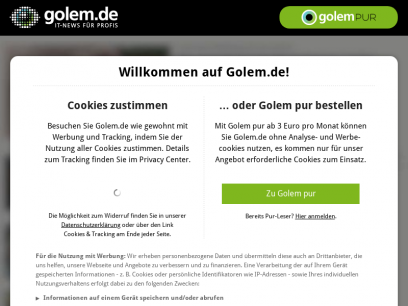 Golem.de: IT-News f&uuml;r Profis