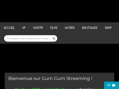  Bienvenue sur Gum Gum Streaming ! - Gum Gum Streaming