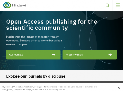 Publishing Open Access research journals &amp; papers | Hindawi