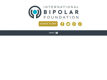 International Bipolar Foundation | Hope, Resources &amp; Support