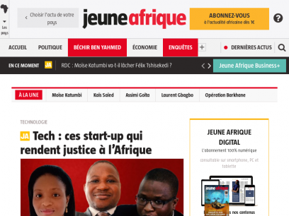 Jeune Afrique - Premier site d'actualité sur l'Afrique