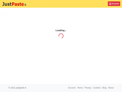 JustPaste.it - paste text and share with your friends