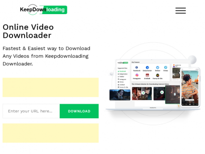 #1 Online Video Downloader - Keepdownloading