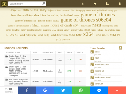 KickassTorrents.cr - Download torrents from Kickass Torrents