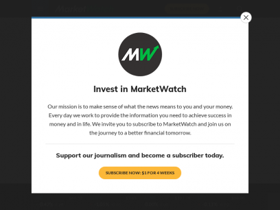 MarketWatch: Stock Market News - Financial News - MarketWatch