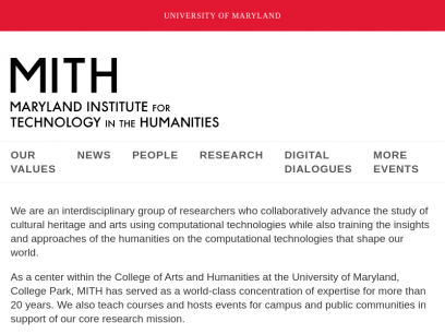 Sites like mith.umd.edu &
        Alternatives