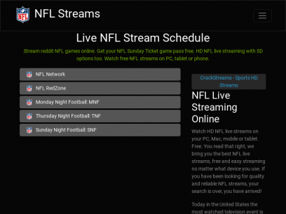 Live NFL Streaming | NFL Online | NFLStream