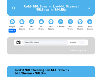 Reddit NHL Streams - Reddit NHL Streams | Live NHL Streams | NHLStreams - NHLBite
