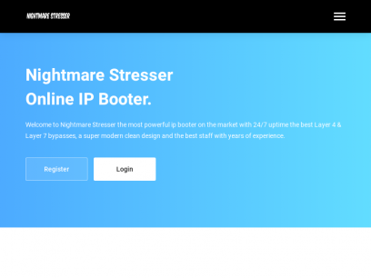 NightmareStresser.com Best IP Booter / IP Stresser 2021