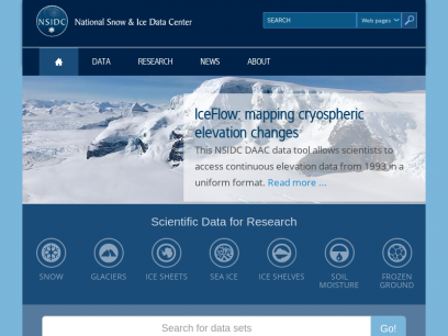 National Snow and Ice Data Center |