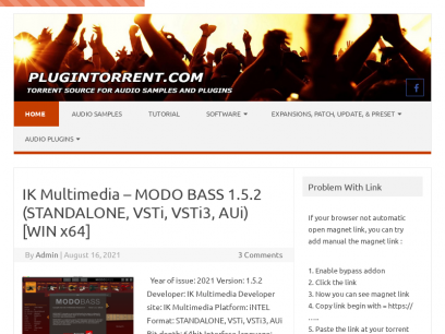 Plugintorrent.com - Torrent source for audio samples and plugins