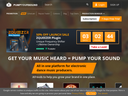 pumpyoursound.com | Homepage
 