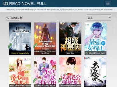 read free light novels onliine