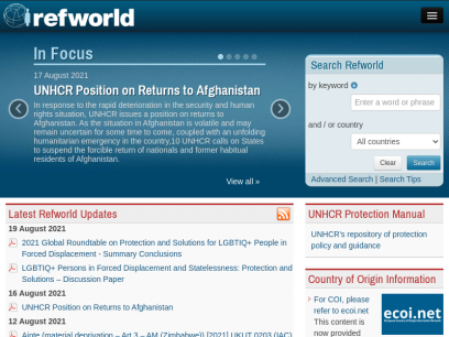 Refworld | The Leader in Refugee Decision Support