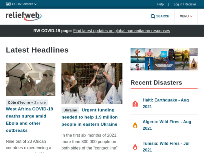 ReliefWeb - Informing humanitarians worldwide