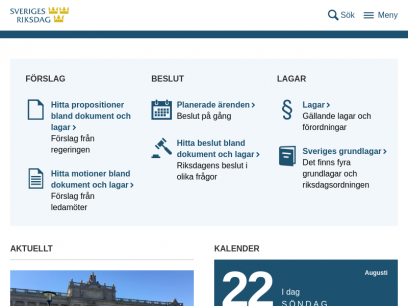 Sites like riksdagen.se &
        Alternatives