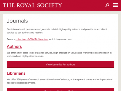 Journals | Royal Society 