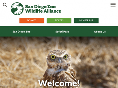 San Diego Zoo Wildlife Alliance | Home page