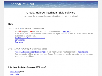 Sites like scripture4all.org &
        Alternatives