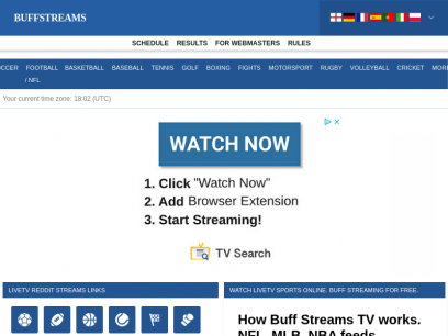 Live Sports Stream for Free, Watch Buff Streams TV | LiveTV sx Sportstream | Buffstreams NFL, Tennis, Soccer