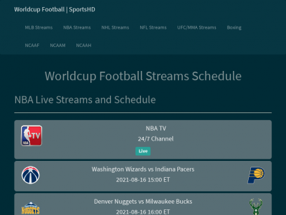 SportsHD | NBA, NFL, NHL, MLB, MMA, UFC Sports Streams Live in HD