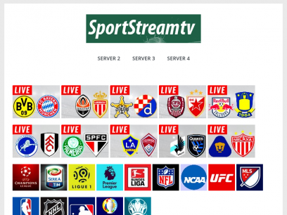 Sportstream TV - SportstreamTV - Live Sport stream TV online