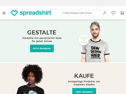 Sites like spreadshirt.de &
        Alternatives