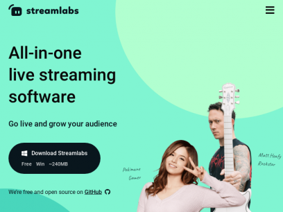 The Best Free Live Streaming Software on Windows and Mac | Streamlabs