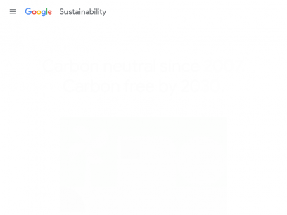 Google Sustainability